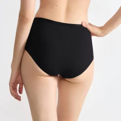 Slip En Shorty<Sloggi Maxislip "Go Daily Cotton" in stretchkatoen - 2+1 zwart
