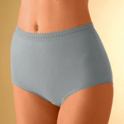 Slip En Shorty<Blancheporte Maxislip in katoen - set van 10 neutraal