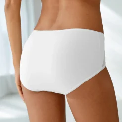 Slip En Shorty<Blancheporte Maxislip in microvezel - Set van 2 wit