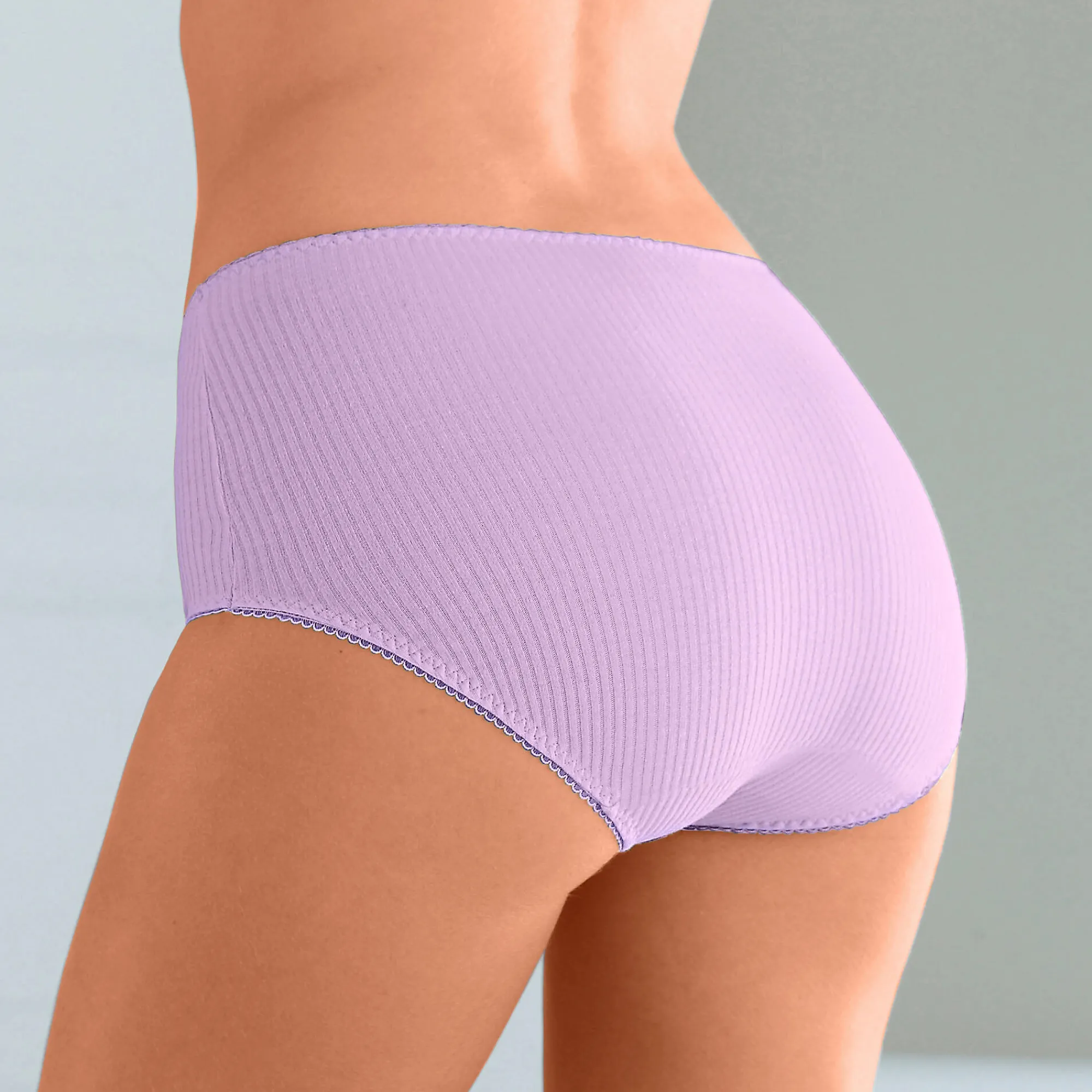 Slip En Shorty<Blancheporte Maxislip met platte ribbels - set van 6 tonisch