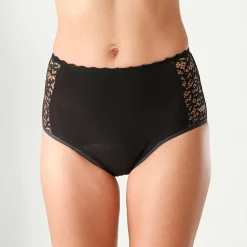 Slip En Shorty<Blancheporte Menstruatieslip dag en nacht - set van 2 zwart