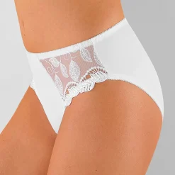 Slip En Shorty<Confidence Lingerie Microvezel slipje met guipurekant Rima - set van 2 wit