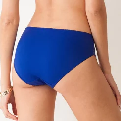Slip En Shorty<Confidence Lingerie Microvezel slipje met guipurekant Rima - set van 2 blauw