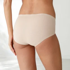 Slip En Shorty<Sloggi Midislip Basic - set van 3 nude