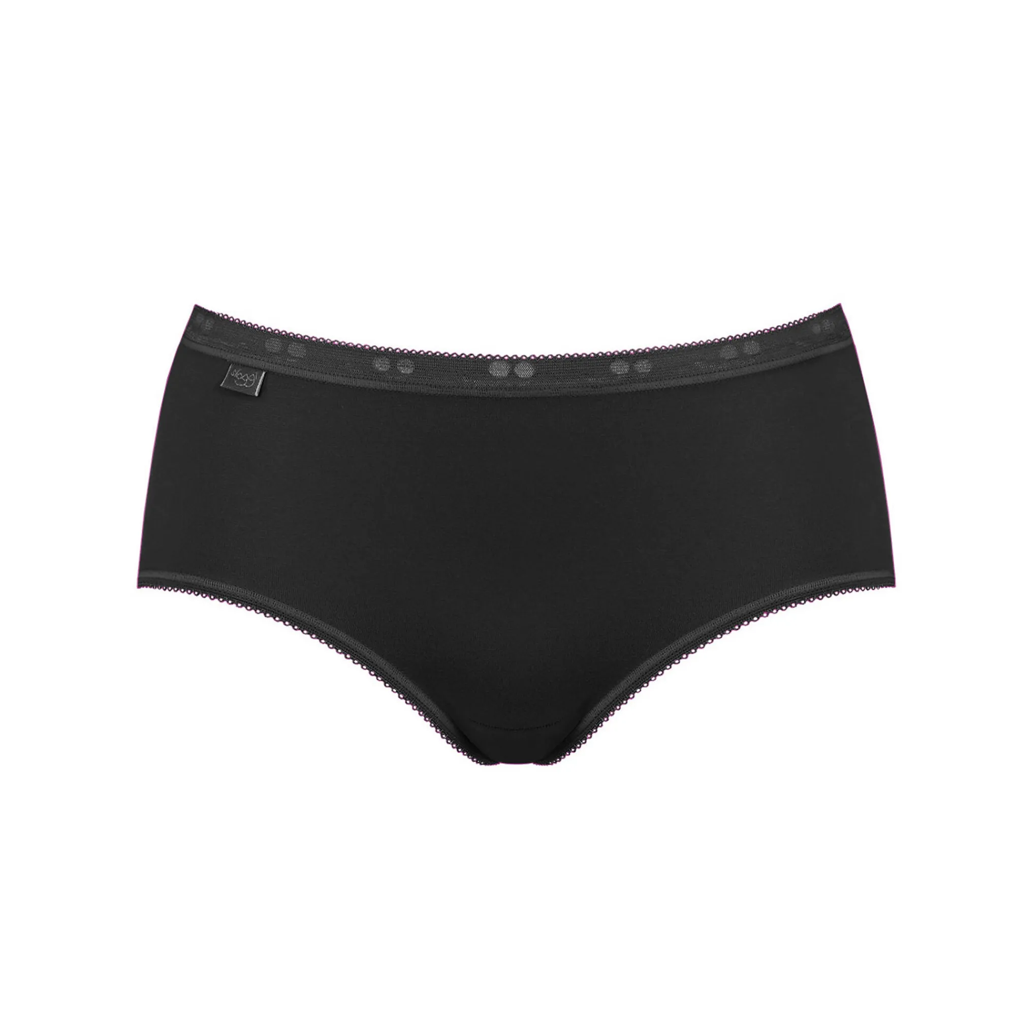 Slip En Shorty<Sloggi Midislip Basic - set van 3 zwart