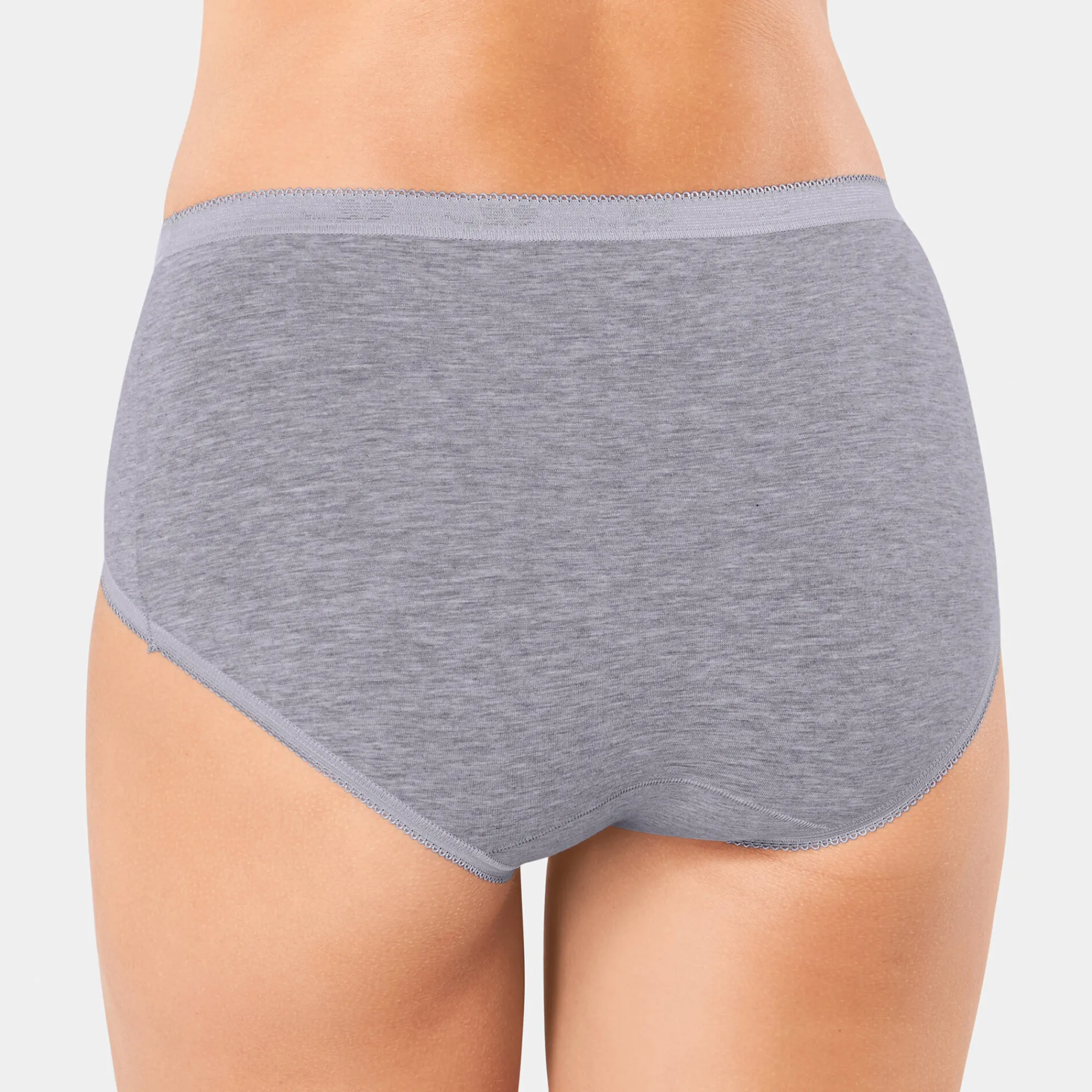 Slip En Shorty<Sloggi Midislip Basic - set van 3 chiné grijs