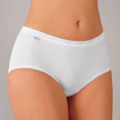 Slip En Shorty<Sloggi Midislip Basic - set van 3 wit