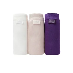 Slip En Shorty<Sloggi Midislip Basic - set van 3 wit + roze + paars