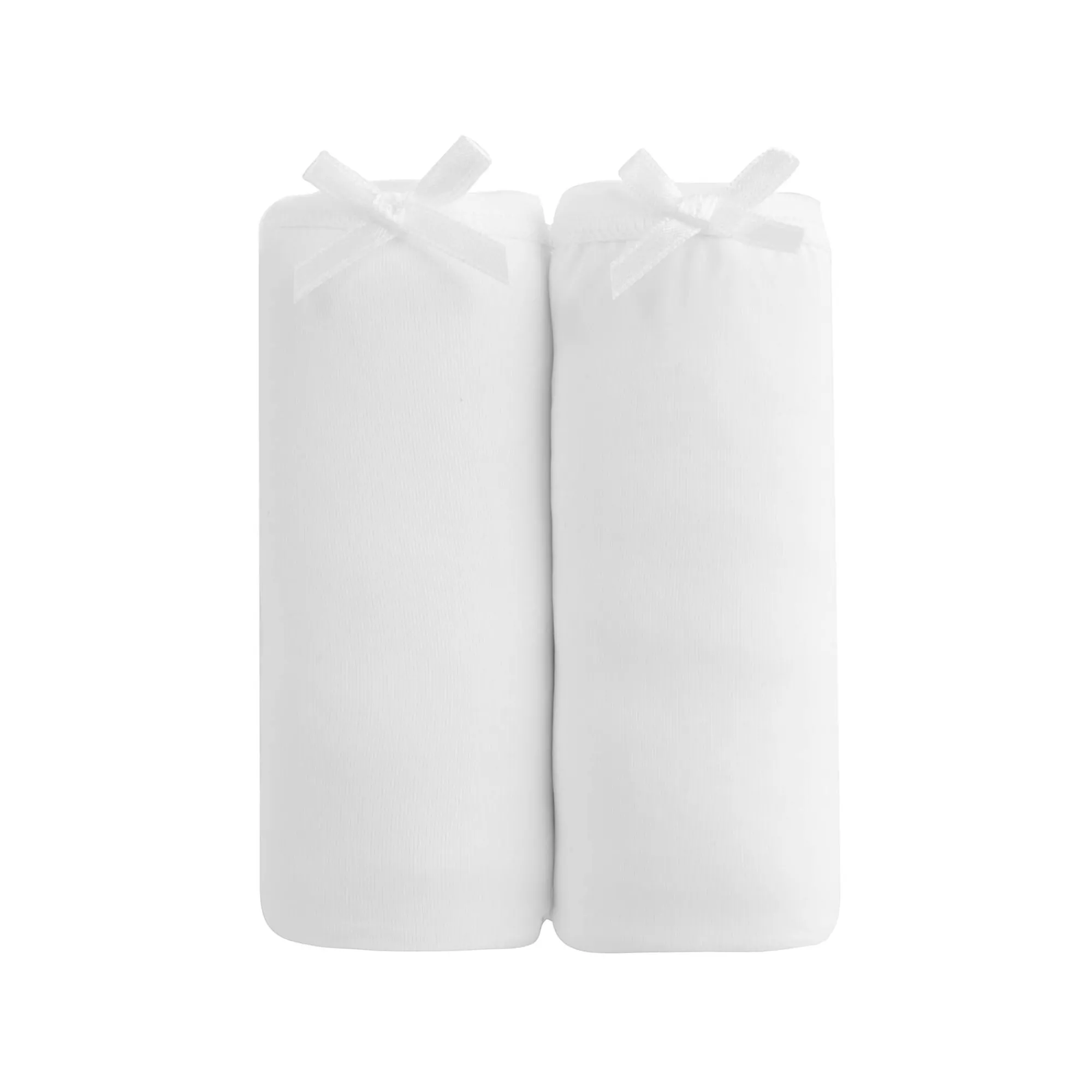 Slip En Shorty<Blancheporte Midislip in microvezel - Set van 2 wit