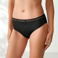 Slip En Shorty<Blancheporte Midislip met hoge taille en kanten tailleband in microvezel - set van 3 neutraal