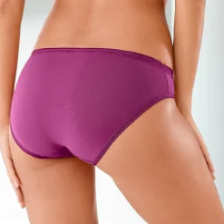 Slip En Shorty<Blancheporte Midislip met kant - set van 3 fruitig