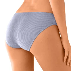 Slip En Shorty<Blancheporte Midislip met platte ribbels - set van 6 poeder