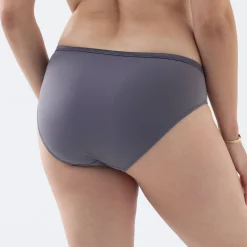 Slip En Shorty<Confidence Lingerie Midislip Oliena in microvezel en geborduurde tule - set van 2 grijs