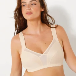 Beha<Blancheporte Minimiserbeha, - zonder beugels huidkleur