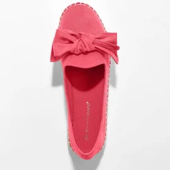 Sandalen En Espadrilles|Schoenen<Blancheporte Mocassins in espadrillestijl met strik en koordzool koraal