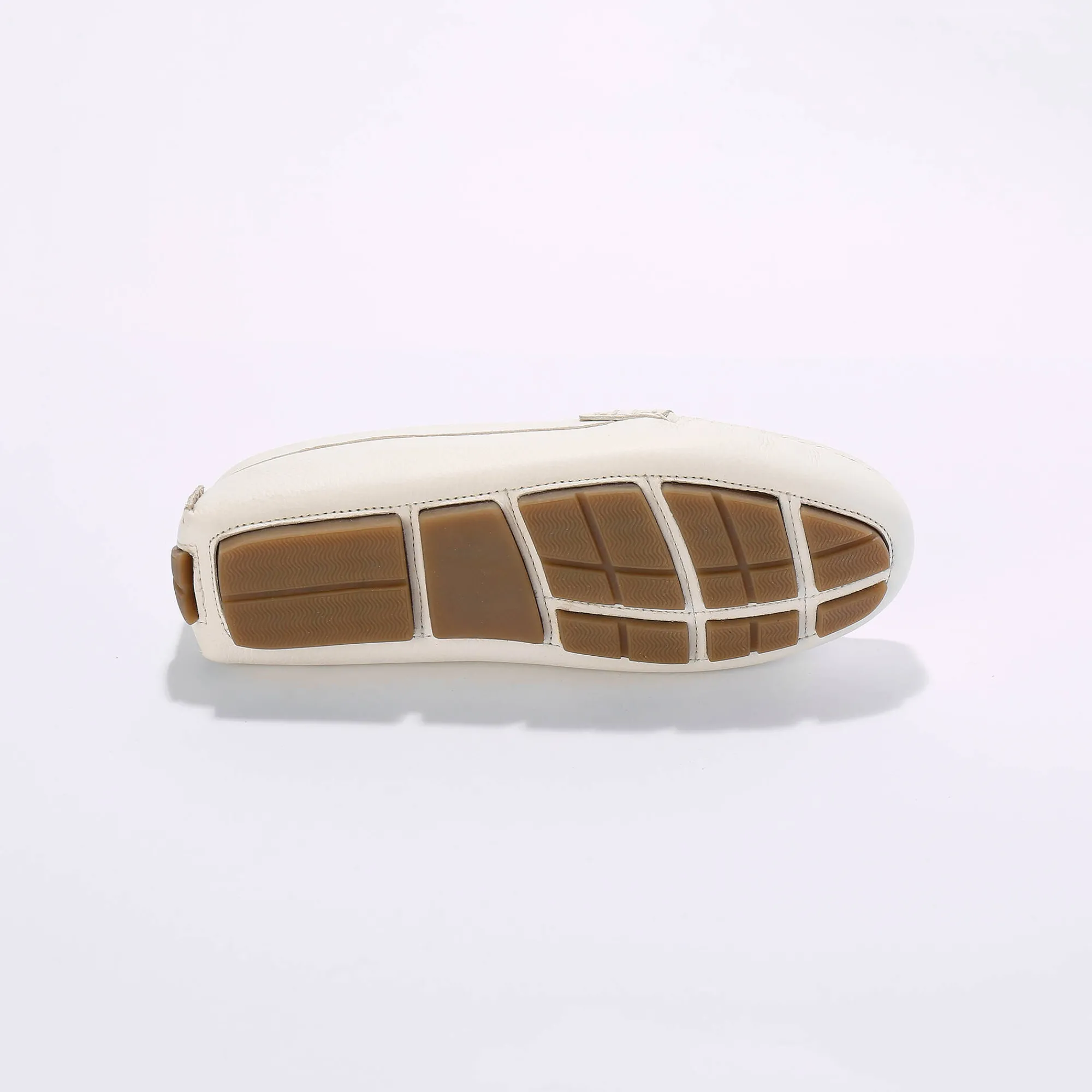 Derby's En Mocassins|Schoenen<Blancheporte Mocassins in glad leer - zilverkleur wit