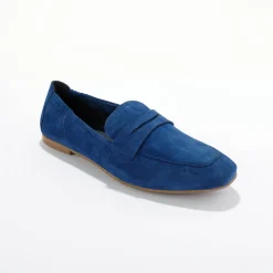 Derby's En Mocassins|Schoenen<Blancheporte Mocassins in splitleer blauw