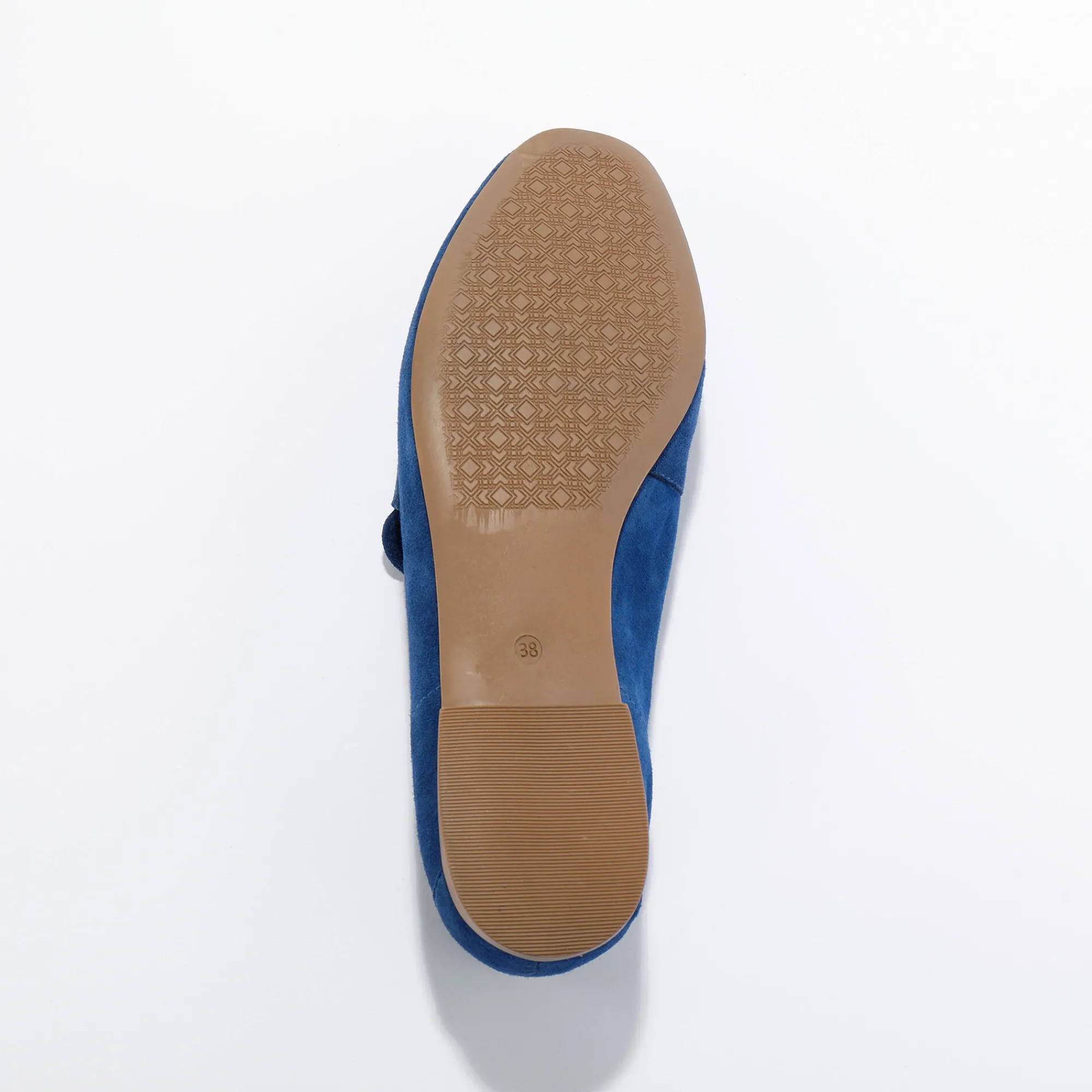 Derby's En Mocassins|Schoenen<Blancheporte Mocassins in splitleer blauw