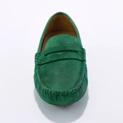 Derby's En Mocassins|Schoenen<Blancheporte Mocassins in suèdeleer groen