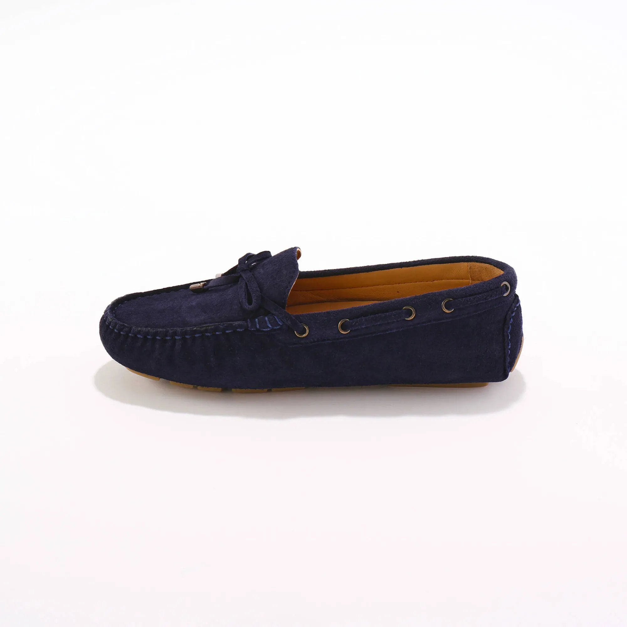 Derby's En Mocassins|Schoenen<Blancheporte Mocassins in ultrasoepel leer met veters marine