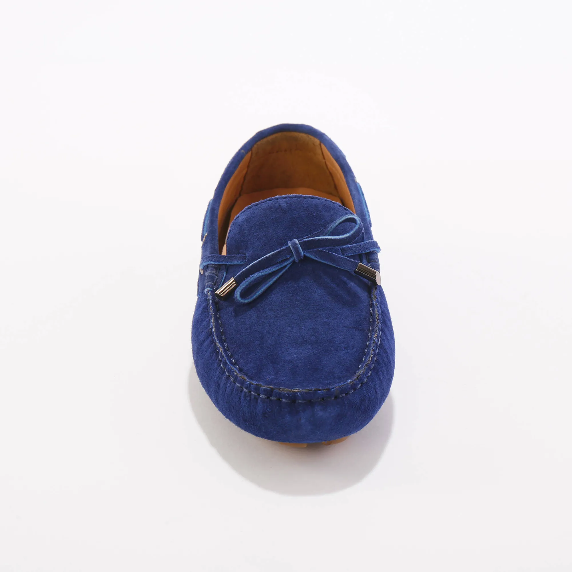 Derby's En Mocassins|Schoenen<Blancheporte Mocassins in ultrasoepel leer met veters blauw