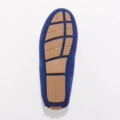 Derby's En Mocassins|Schoenen<Blancheporte Mocassins in ultrasoepel leer met veters blauw