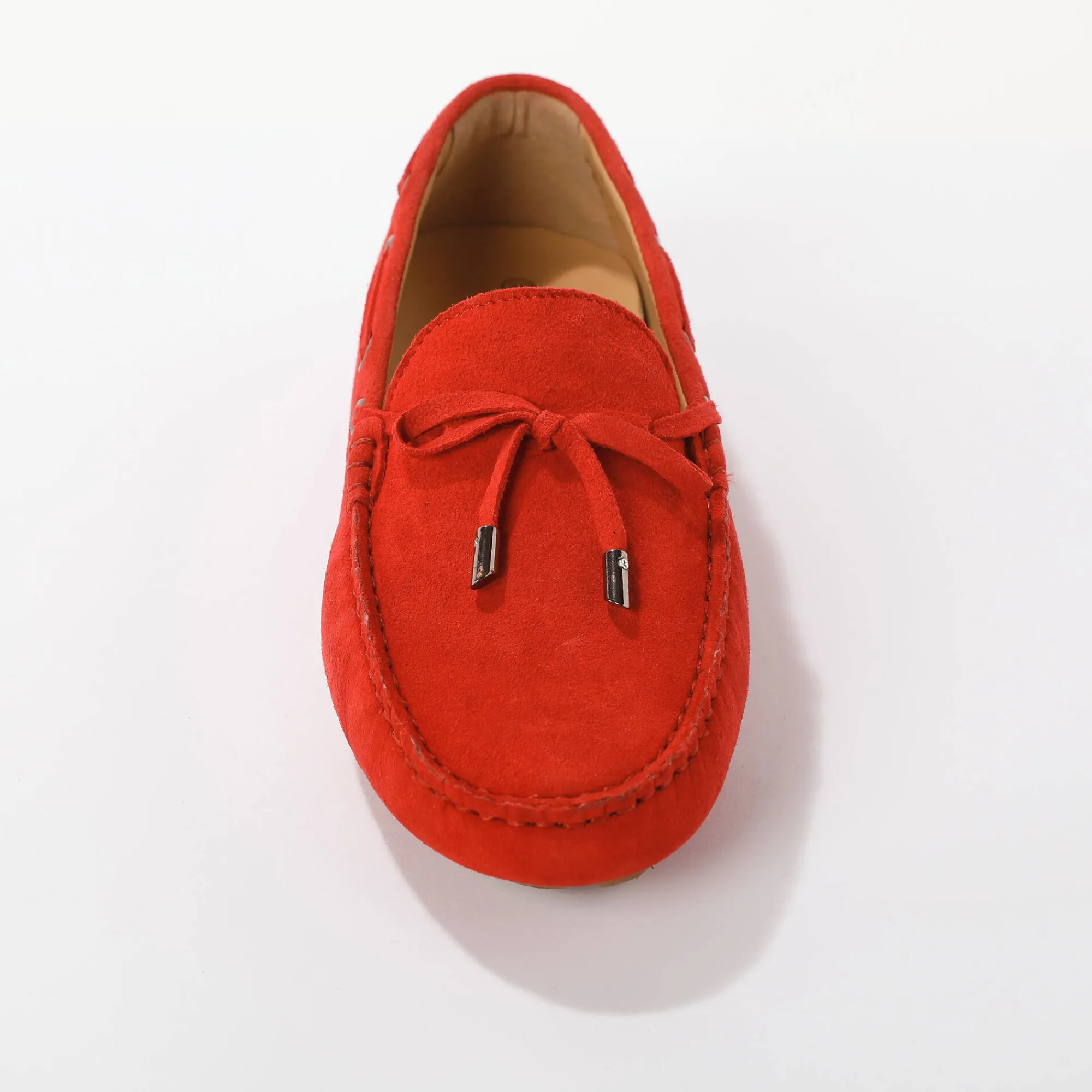 Derby's En Mocassins|Schoenen<Blancheporte Mocassins in ultrasoepel leer met veters rood