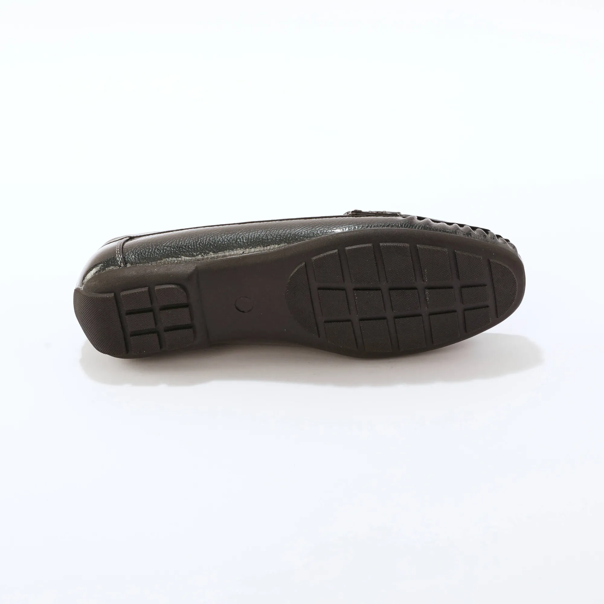 Derby's En Mocassins|Schoenen<Blancheporte Mocassins met gesp, metallic effect grijs