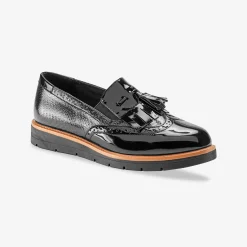 Feestelijke Schoenen|Derby's En Mocassins<Blancheporte Mocassins met pompons en franjes zwart