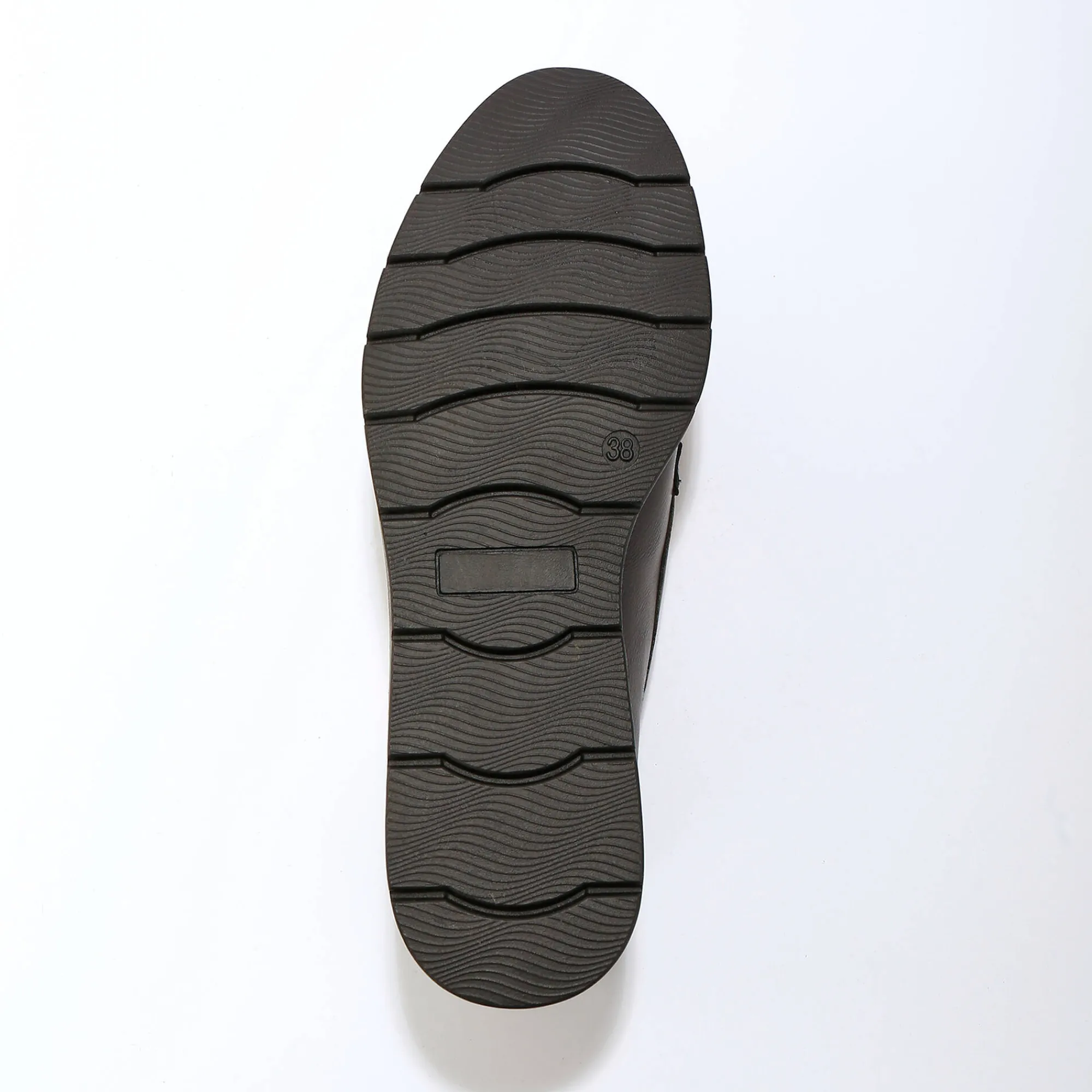 Derby's En Mocassins|Schoenen<Blancheporte Mocassins met sleehak - dierenhuidprint zwart / bruin