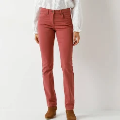 Broek<Blancheporte Modellerende broek met 5 zakken terracotta