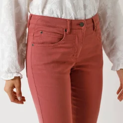 Broek<Blancheporte Modellerende broek met 5 zakken terracotta
