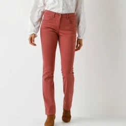 Broek<Blancheporte Modellerende broek met 5 zakken terracotta