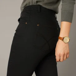 Broek<Blancheporte Modellerende broek met 5 zakken zwart