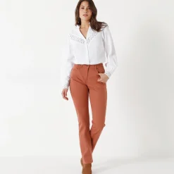 Broek<Blancheporte Modellerende broek met 5 zakken karamel