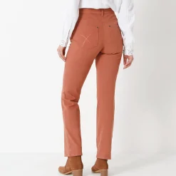 Broek<Blancheporte Modellerende broek met 5 zakken karamel