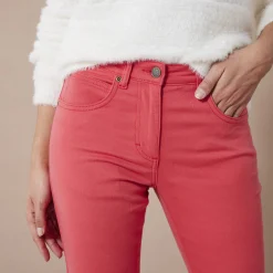 Broek<Blancheporte Modellerende broek met 5 zakken rood