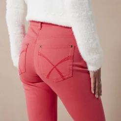 Broek<Blancheporte Modellerende broek met 5 zakken rood