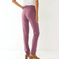 Broek<Blancheporte Modellerende broek met 'platte buik' effect en elastische taille violine