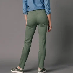 Broek<Blancheporte Modellerende broek met 'platte buik' effect en elastische taille mosgroen