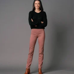 Broek<Blancheporte Modellerende broek met 'platte buik' effect en elastische taille praline