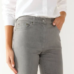 Jeans<Blancheporte Modellerende jeans met 5 zakken grijs