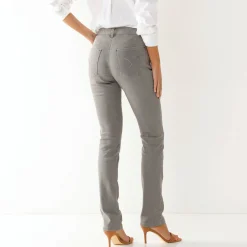 Jeans<Blancheporte Modellerende jeans met 5 zakken grijs