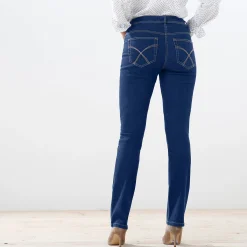 Jeans|Broek<Blancheporte Modellerende jeans met 5 zakken stone