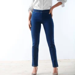 Jeans|Broek<Blancheporte Modellerende jeans met 'platte buik' effect en elastische taille stone