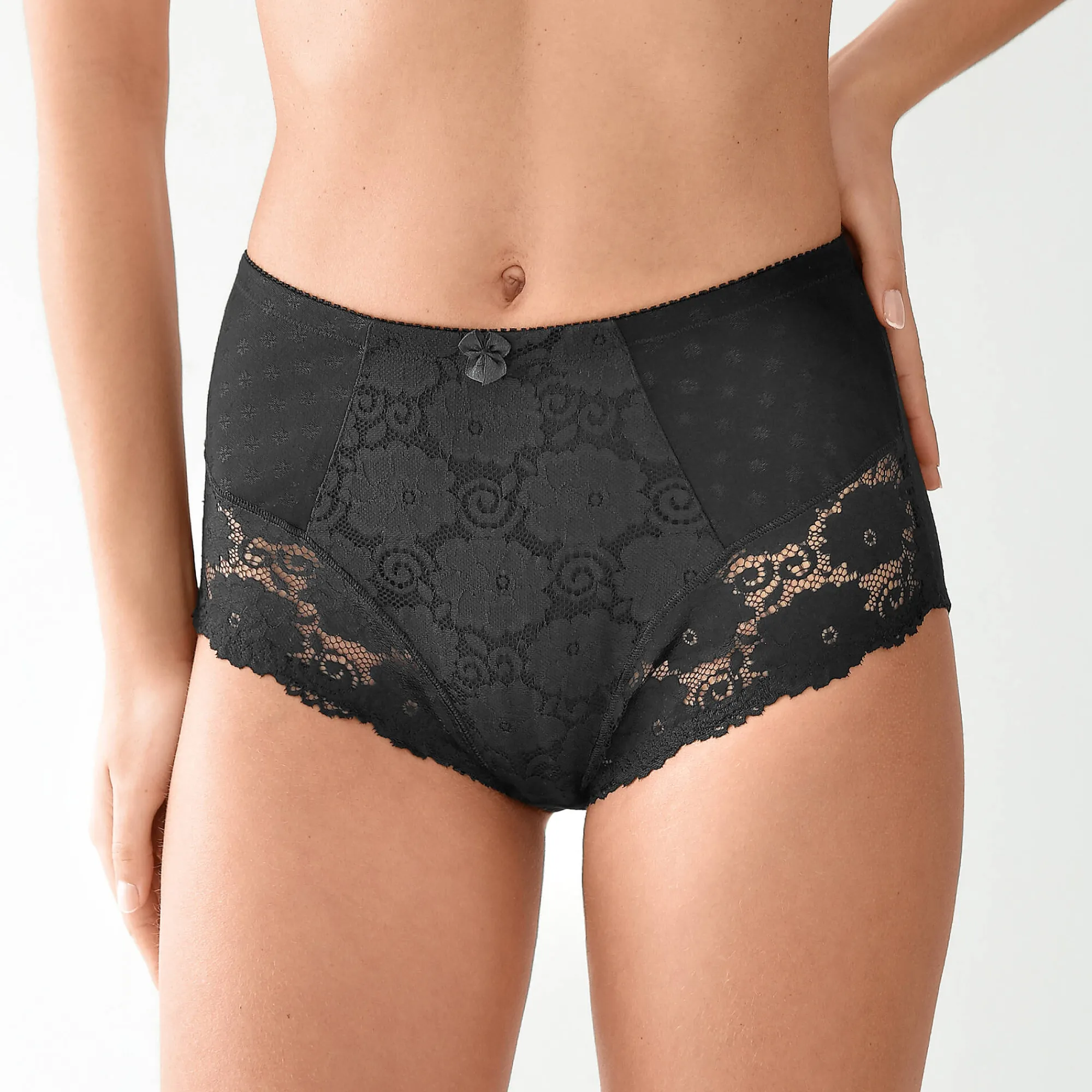 Slip En Shorty<Blancheporte Modellerende slip gematigde steun - set van 2 2 zwart