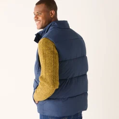 Mantel En Jas<Blancheporte Mouwloos en gematelasseerd donsjack met rits marine