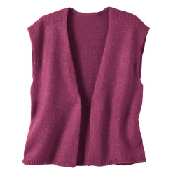 Trui En Vest<Blancheporte Mouwloos vest violine