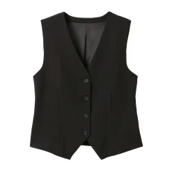 Jas En Mantel<Blancheporte Mouwloos vest, effen zwart