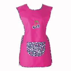 Schorten<Blancheporte Mouwloze 7/8-keukenschort met borduursel fuchsia